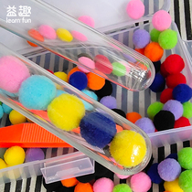Interests Kindergarten Gross Ball Test Tube Color Cognitive Teaching Aids Fine Action Training Early Education Children Puzzle Toys