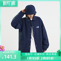 Gladyouthful 2022 Spring & Autumn Coach Jacket Mens Trendy Thin Tops Casual Loose Print Jacket