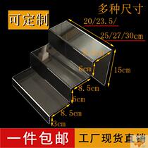 Customized acrylic three-layer hot bending ladder shoe shop shoe rack display rack multi-layer display stand booth shoe rack display rack