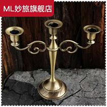 Eurostyle Three Heads Five Heads Wax Candlestick Hotel Wedding Candleholders Exclusive West Restaurant Candlelight Dinner Candlesticks