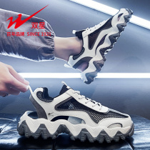 Twin Star Sandals Mens Tide Summer 2022 New Beach Wear Non-slip Baotou Slippers Two Wear Sports Men Cool Tug