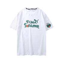 Summer Tide Cards T-shirts Men and women Fashion casual loose round leads with undershirt short sleeve lovers blouses