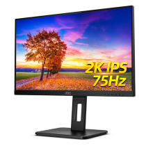 AOC display 24 inch Q24P2C Guanjie display 2K high definition ISP gaming narrow frame vertical screen office Typ-c