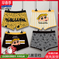 Crayon little new joint childrens underwear boys cotton four corners flat angled middle big boy shorts cotton summer