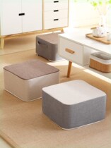 The Nordic linen hand thick cushion removable and washable fabric futon cotton windows tatami-mat high floor zuo dun