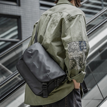 Tide brand shoulder bag mens large capacity casual shoulder bag fashion trend messenger bag diagonal backpack mens bag Small Satchel Bag