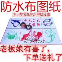 Copper money gourd fish shrimp crab dice carving transparent color with drawing set with dice cup Entertainment game chess