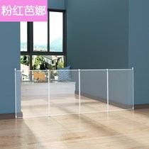 Door baffle household indoor frame door guardrail grille free of punching installation childrens pet cat and dog isolation anti-jumping enclosure