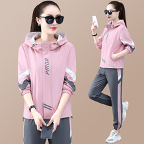 Jordan No Sportswear Suit Womens Spring Autumn Running Necropolis 361 Fashion Outdoor Casual Wear Long Sleeves Two Sets Tide