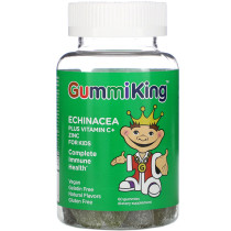 Pre-order Gummi King Echinacea Plus Vitamin C and Zinc Natural Fruit Flavor Suitable for Children 60 Capsules