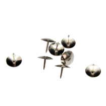 Nickel-plated metal pushpin Strong cork press nail I-shaped nail Art nail Wall nail Silver Guangxi office stationery