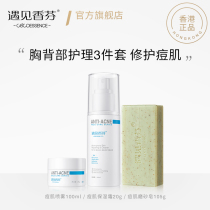 Back anti-acne went before chest chest back back back behind on acne qu man chong soap