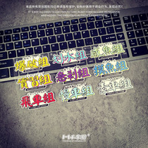 hf car sticker original internship group speed car group paddling group slow car group sticker suitable for Mavericks f0 electric car reflective sticker