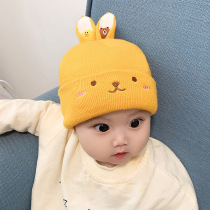 Baby hat autumn and winter baby hat 0-6-12 months children knitted wool hat newborn male and female ear protection