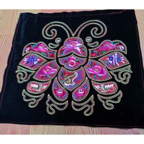 Butterfly flannel embroidery National fan embroidery Characteristic embroidery Miao handicraft embroidery