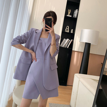 Big Code Women Dress Suit Fat Mm Trendy Suit Jacket Expats Slim 2022 Spring New Harnesses One-piece Dress Suit Dresses Dress