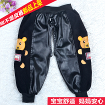 New strips of suede baby anti-diaper for children Diaper Pants Baby Waterproof Hood Pants Leather Pants Baby Sepp Leather Pants