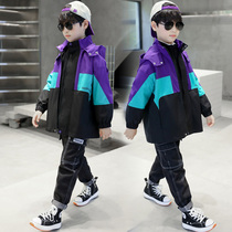 Childrens clothing boy jacket assault clothing spring and autumn winter three-in-one detachable 2021 new foreign handsome big children