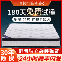 Simmons mattress 20cm thick 1 5m 1 8m household latex independent spring coconut palm mat Soft and hard dual-use cushion