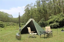 Under the weather Indian Pyramid Tent Shelter Outdoor Sunscreen Thickening Cold Smoke Window