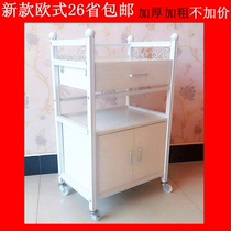 Beauty cart trolley three-layer with drawer hair salon beauty salon small cart barber shop tool Salon Salon cart