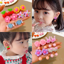 Cartoon Cute Ear Clip Children Girl Girl Baby Girl Princess Earrings Without Earrings Earrings Chicks Ornament