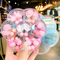 Ultra Cute Cartoon Cute Without Ear Clip Children Girl Earrings Anti-Pain Ear Stud Earrings Princess Girl Earrings