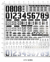 Gundam Model MG RX-79G] Marine Gundam Ez-8 Gundam Metal Stickers(2252)