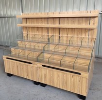 Supermarket rice cabinet Rice grain bucket Whole grain cabinet Pastry showcase Bulk dry fruit shelf Container display rack Grain rack