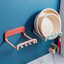 Multi-layer basin rack toilet bracket artifact on the wall kitchen cabbage basin rack wall-mounted household