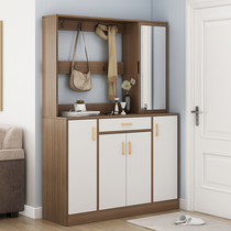 Shoe cabinet home entrance large capacity hanger integrated multi-function balcony foyer storage porch