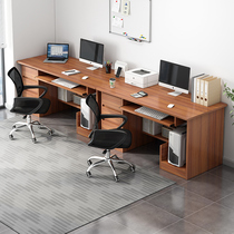 Office computer desk double Table Table and Chair combination economy small apartment desk writing desk computer with lock table