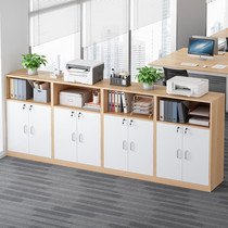 Office partition cabinet File cabinet with lock against the wall bookcase low cabinet wooden screen storage storage file cabinet side cabinet