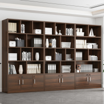 Bookshelf Floor Shelve Shelf Storage Containing Office Cabinet Wooden File Cabinet Living Room Leaning Wall Integral Bookcase