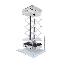 Projector electric hanger cross-scissor electric telescopic frame lifting 1 m 2 m 3 projector hanger household hanger