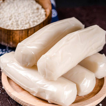 Qingyuan specialty white rice cake handmade water mill rice cake fried rice cake about 5kg bulk non Ningbo rice cake
