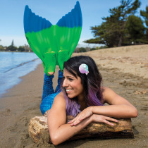 FINIS FINIS Beauty Silicone Flippers Luna Single Leaf Flippers Soft and Comfortable Swimming Training Equipment