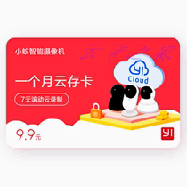 Little Ant camera cloud memory card cloud storage card 7-day circular video monthly month 1 year card shot cloud service code