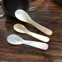 Caviar spoon Natural mother-of-pearl processed shell spoon Pastry spoon Coffee spoon Seasoning spoon