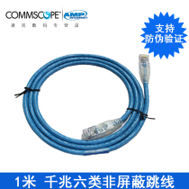 Compel AMP AMP six class network jumper 1 m Gigabit computer finished Network cable NPC06UVDB-BL004F