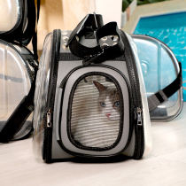 Cat Bag Skew Satchel With Cat School Bag Dog Out Cage Pet Supplies Kitty Portable Space Cabin Double Shoulder Backpack
