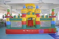 Large amusement facility type outdoor slide inflatable toy castle children's inflatable castle park naughty castle