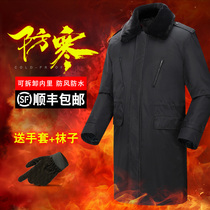 Military cotton coat male Winter thickened waterproof training cotton coat security coat cold cotton clothing cold storage warm cotton coat
