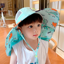 Baby hat spring and autumn and summer thin childrens sun visor sun hat Boy and girl Korean version wild cute big cornice hat