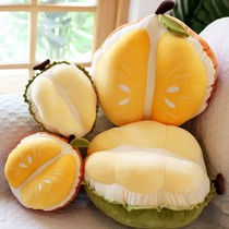 Cute durian pillow orange doll fruit plush toy creative doll waist pillow pillow gift