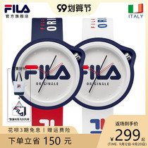 (New) FILA FILA Phila le official male and female watches lovers trend color sports silicone watch 6035