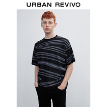 UR2021 spring and summer new mens fashion round neck casual knitted loose T-shirt MV14S9BN2005
