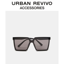 Beijing REVIVO2021 Autumn New Men accessories trend square polarized sunglasses AM32TA8N2006