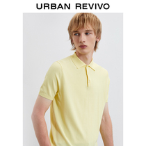 UR2021 spring and summer new mens casual fashion polo thin short-sleeved woolen T-shirt MF22R9BN2000