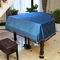 Kai Yan custom simple modern thickened soft Italian velvet grand piano cover Luxury velvet cover dust cover